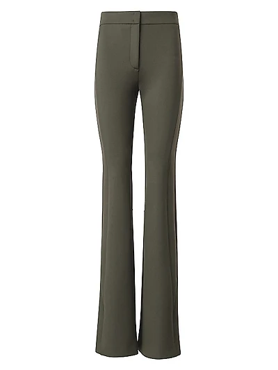 Faris Neoprene Boot-Cut Pants