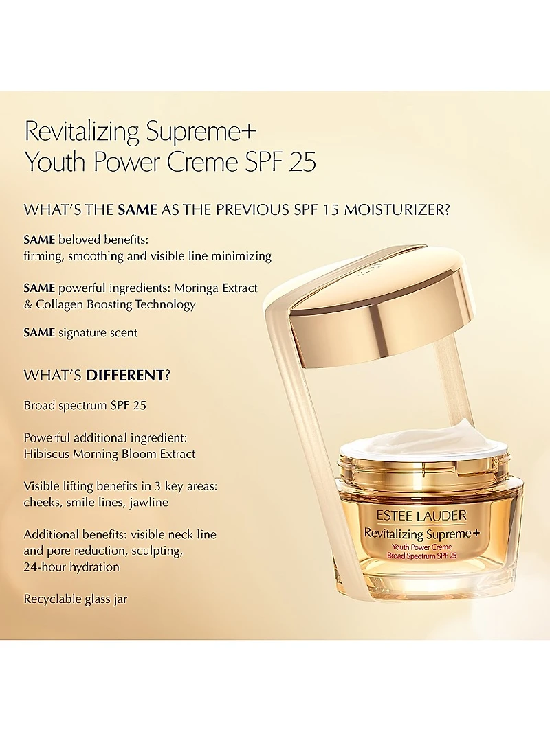 Revitalizing Supreme+ Youth Power Creme SPF 25 Moisturizer