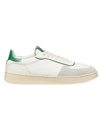Derby Leather & Suede Low-Top Sneakers