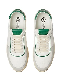 Derby Leather & Suede Low-Top Sneakers