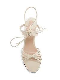 105MM Patent Leather Sandals