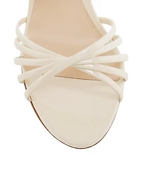105MM Patent Leather Sandals
