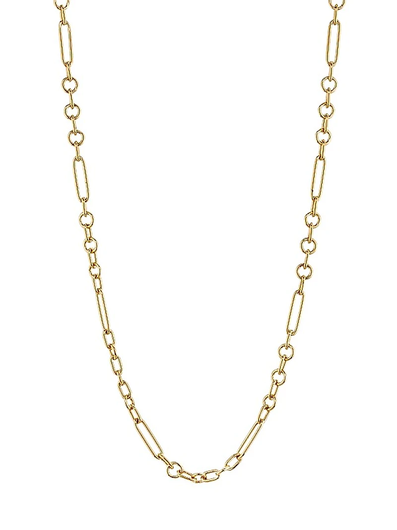 18K Yellow Gold Chain Necklace