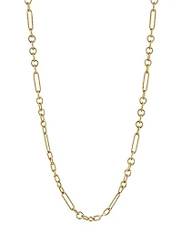 18K Yellow Gold Chain Necklace