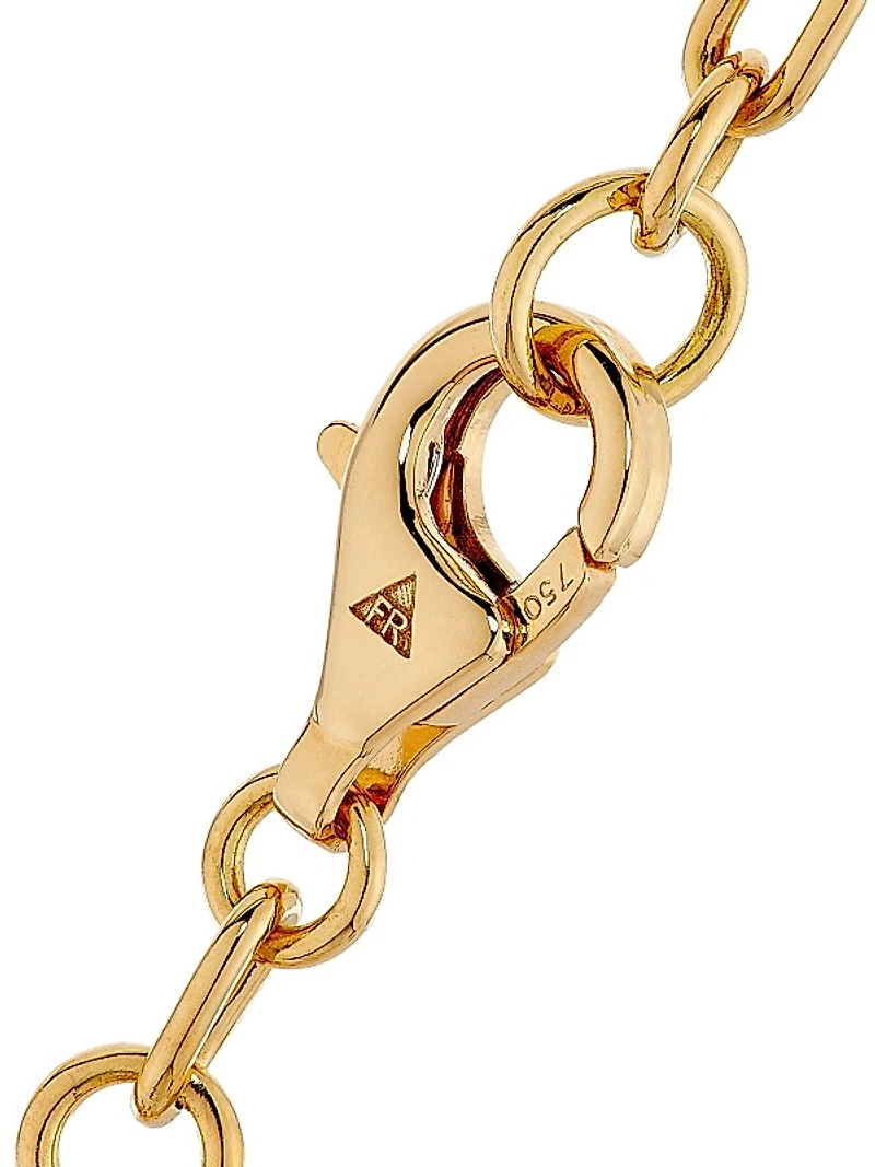 18K Yellow Gold Chain Necklace