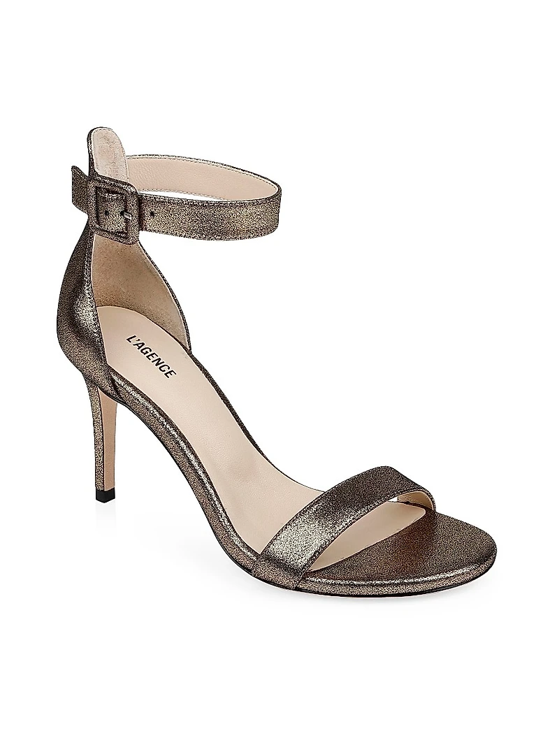 Gisele Vi 85MM Leather Sandals