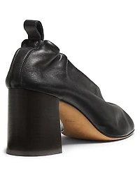 Nadia 90MM Elasticated Leather Pumps