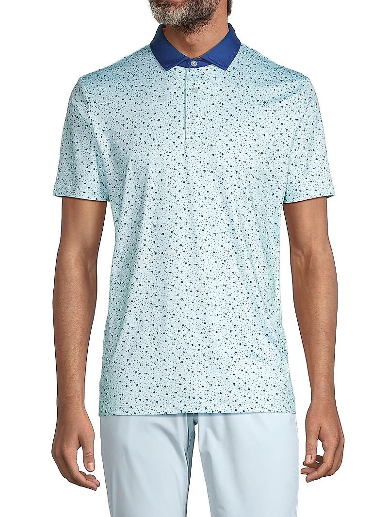 Bedford Splatter Dot Polo Shirt