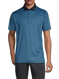 Blake Geometric Polo Shirt