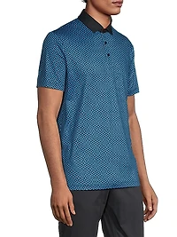 Blake Geometric Polo Shirt