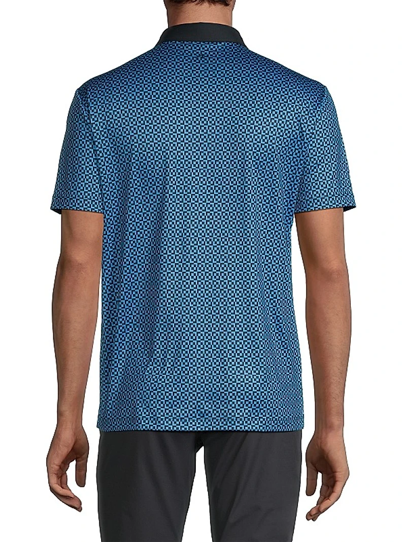 Blake Geometric Polo Shirt