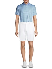 Cowley Pinwheel Print Polo