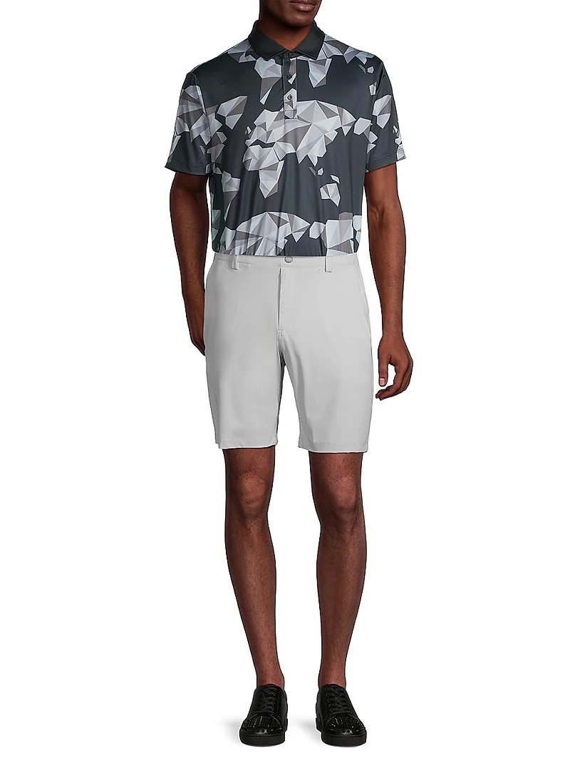 Bond Origami Print Polo