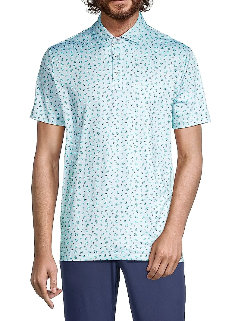 Ashby Floral Polo