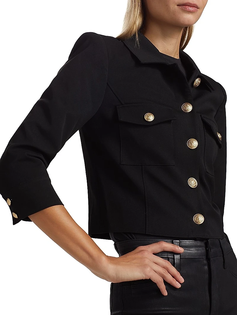 Kumi Twill Crop Jacket