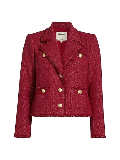 Sylvia Metallic Tweed Jacket