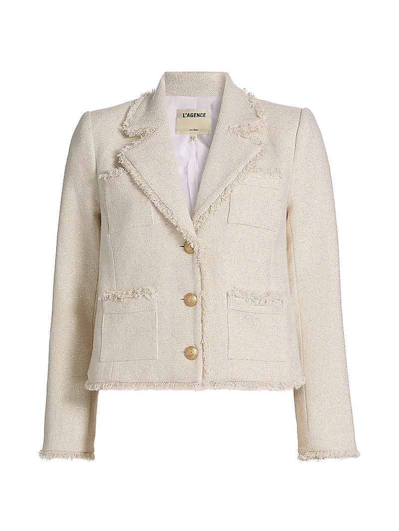Sylvia Metallic Tweed Jacket