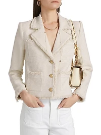 Sylvia Metallic Tweed Jacket
