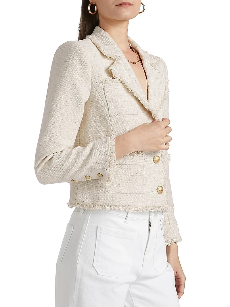 Sylvia Metallic Tweed Jacket