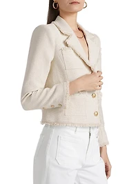 Sylvia Metallic Tweed Jacket