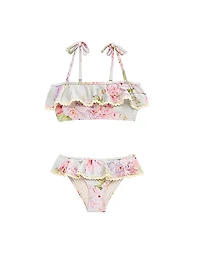Little Girl's & Girl's Halliday Frill Bikini Set