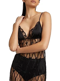 Bondage Maxi Slip Dress