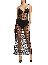 Bondage Maxi Slip Dress