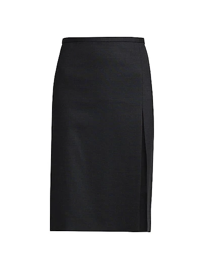 Side Slit Pencil Skirt