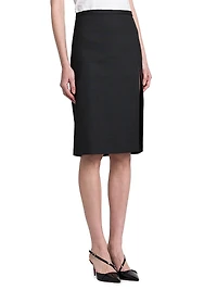 Side Slit Pencil Skirt