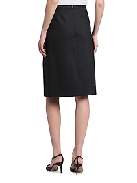 Side Slit Pencil Skirt