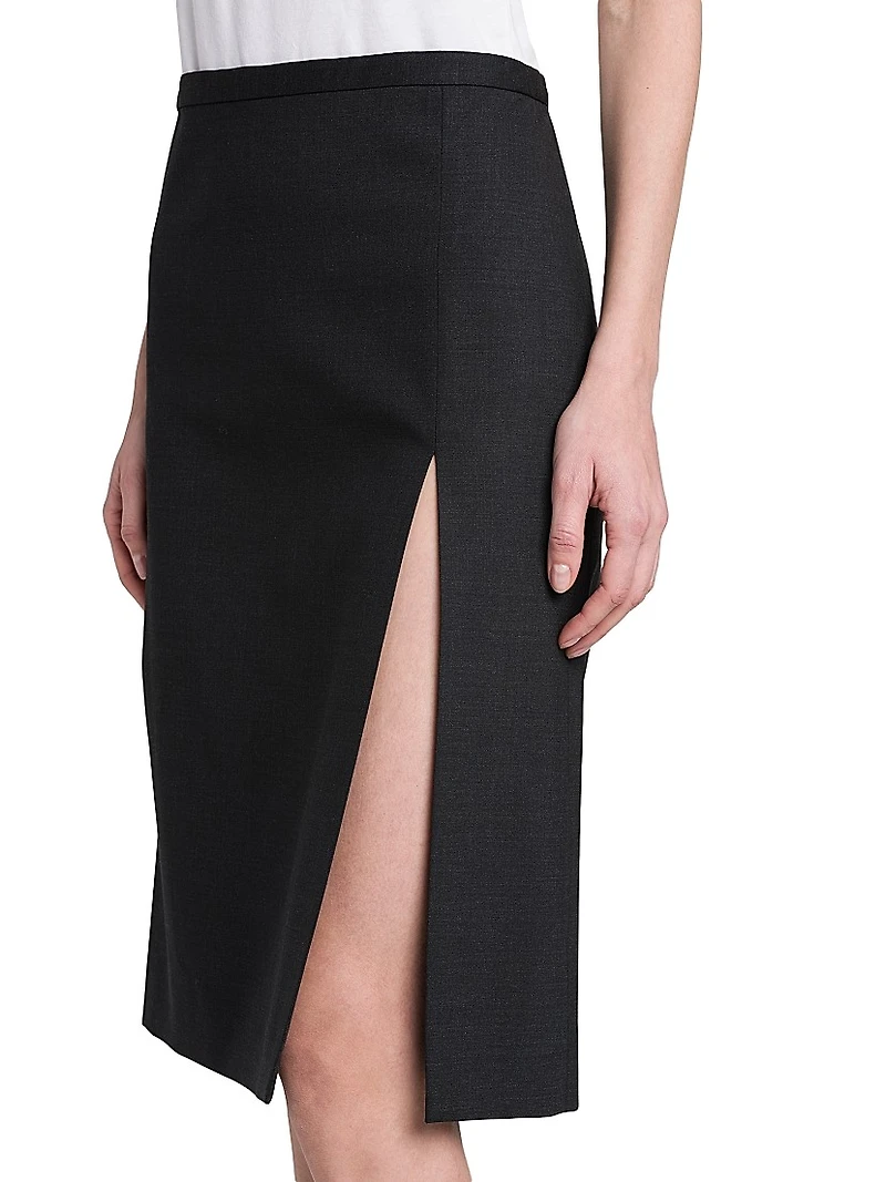 Side Slit Pencil Skirt