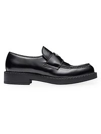 Men's Brushed Leather Loafers