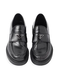 Men's Brushed Leather Loafers