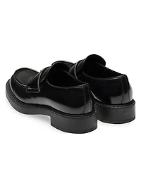 Men's Brushed Leather Loafers