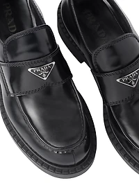 Men's Brushed Leather Loafers