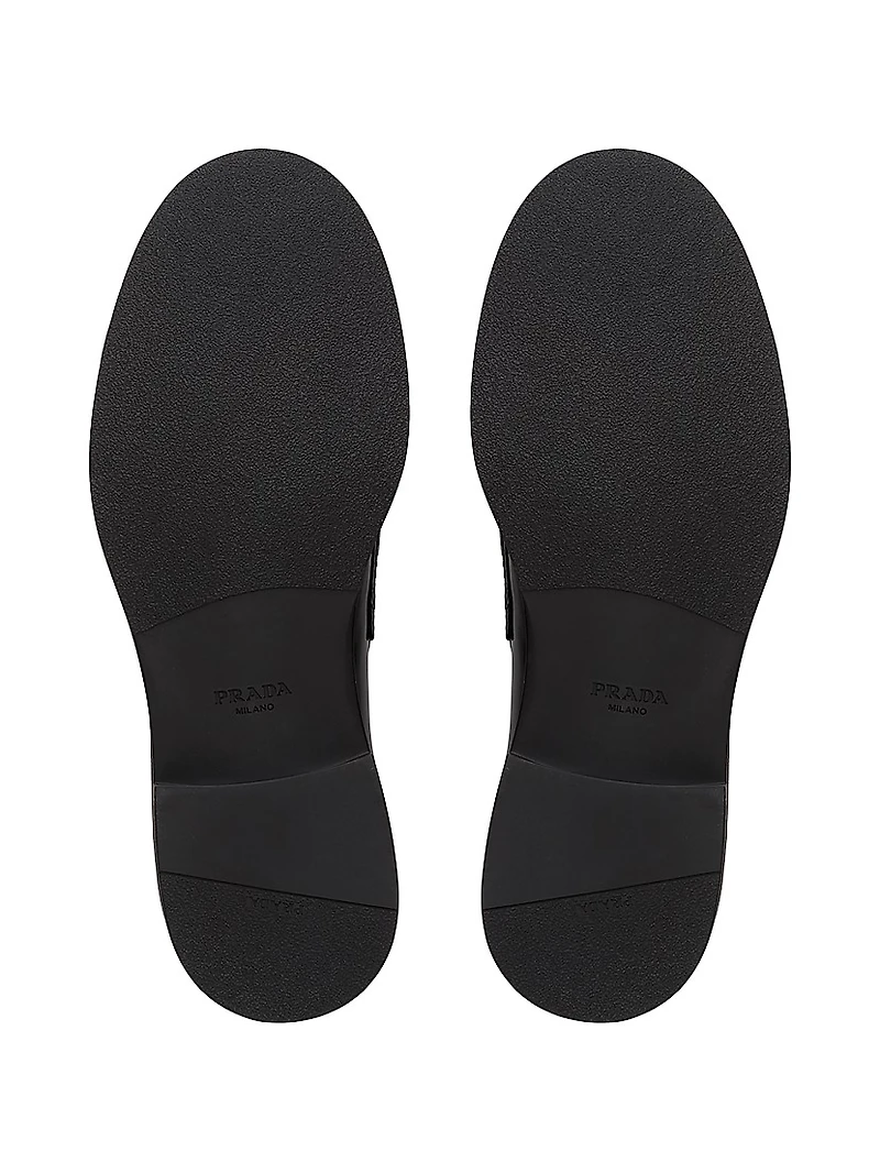 Men's Brushed Leather Loafers