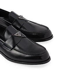 Men's Brushed Leather Loafers
