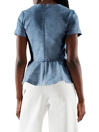 Dominga Denim Top