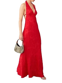 Velma Floral Jacquard Dress