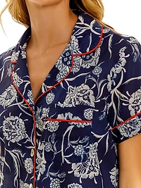 Summer Soirée Nina Claire 2-Piece Cotton Pajama Set