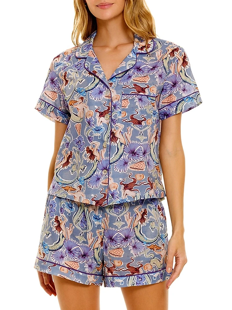 Summer Soirée Nina 2-Piece Cotton Pajama Set