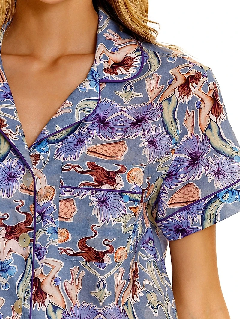 Summer Soirée Nina 2-Piece Cotton Pajama Set