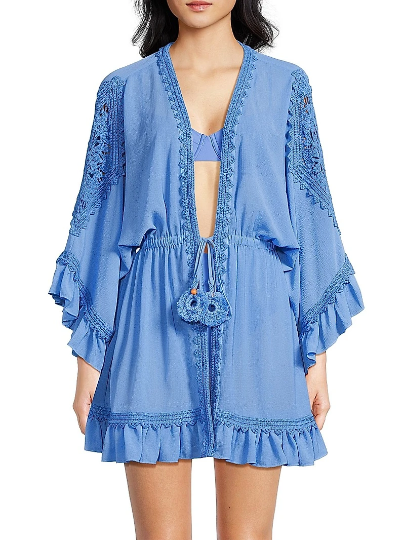 Libbie Tie-Waist Minidress