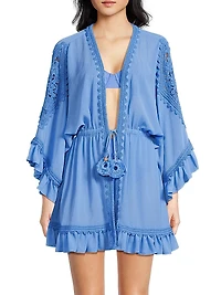 Libbie Tie-Waist Minidress