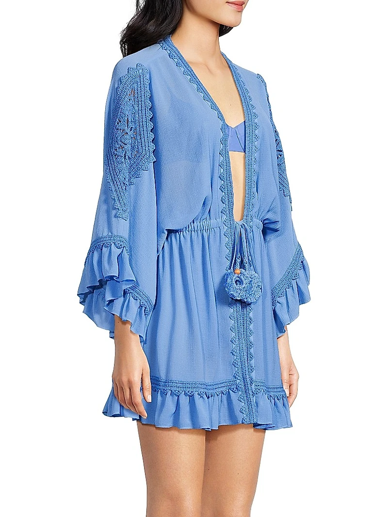 Libbie Tie-Waist Minidress