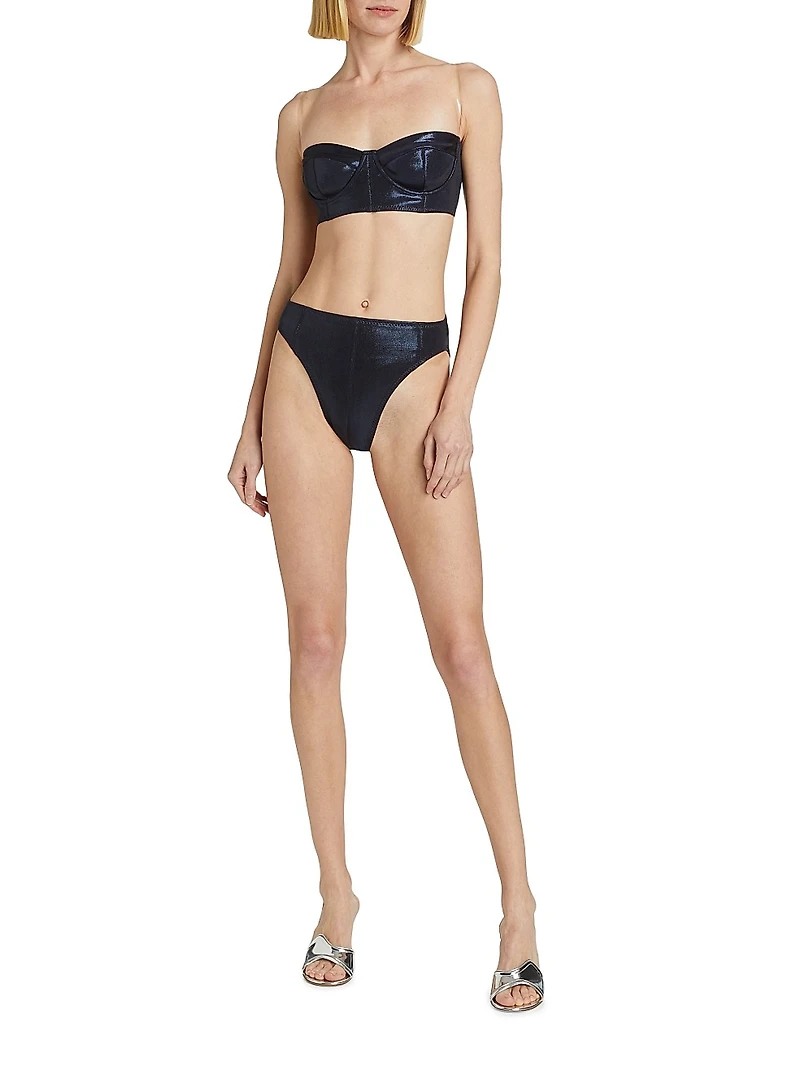 Bonded Corset Bra Bikini Top