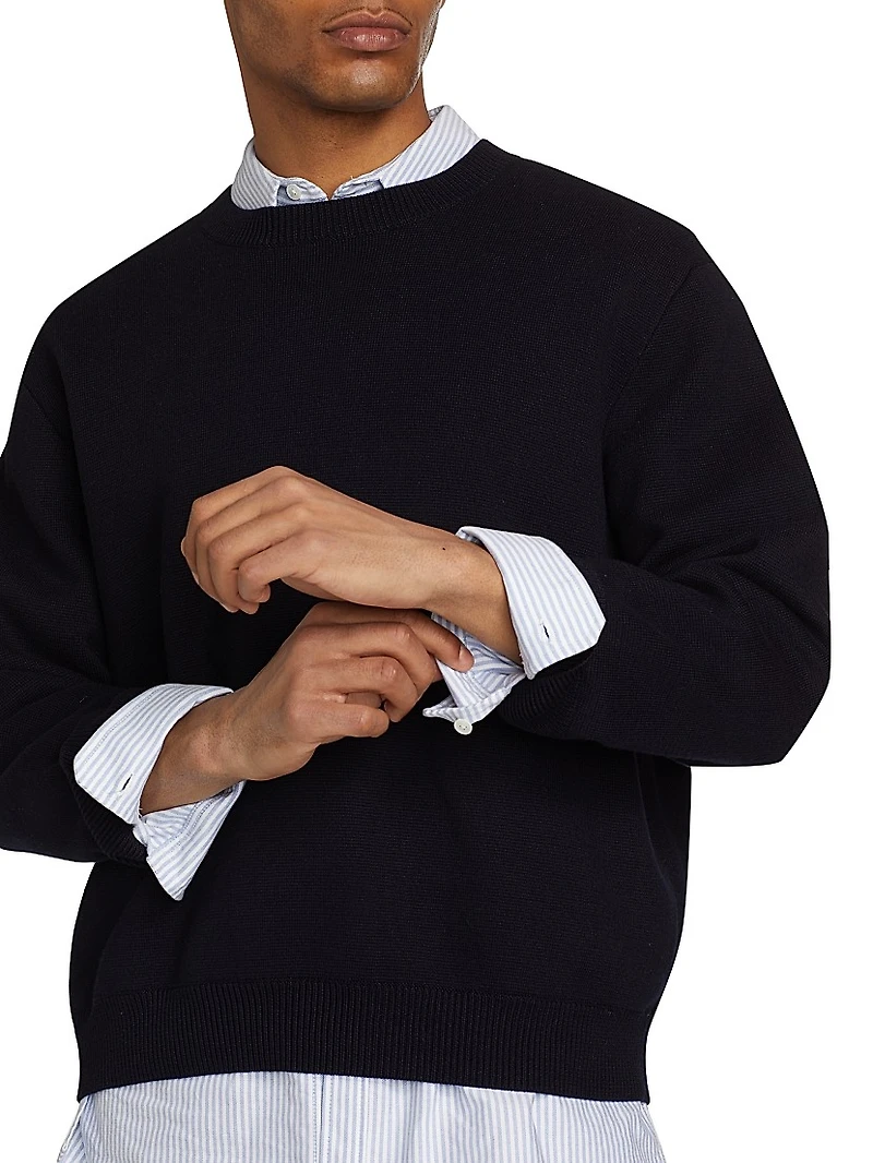 Leland Wool & Silk-Blend Sweater