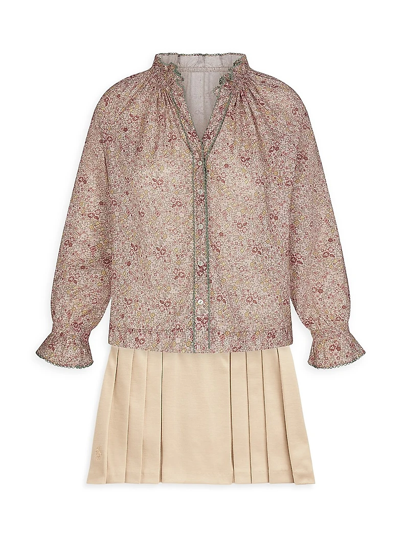 Harper Floral Cotton Top