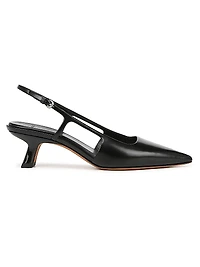 Bianca Leather Slingback Pumps