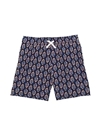Little Boy's & Boy's Fish Swim Shorts